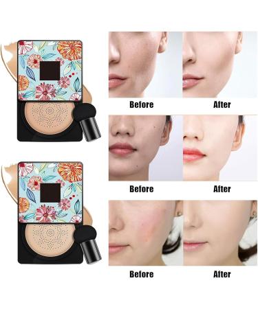 Ushiny Beauty Cream 2024 New Ushiny Mushroom Head Cc Cream Lasuify Mushroom Head Air Cushion Cc Cream Ushiny Cc Makeup Long-Lasting Matte Waterproof Moisturizing Concealer Beauty (Natural) - Buy Online on GoSupps.com