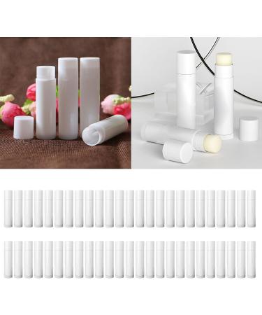 50pcs White Lipstick Tube 5g Containers Perfect For Making Your Own Lip Balms Refillable And Portable White Lip Balm Tubes - Buy Online on GoSupps.com