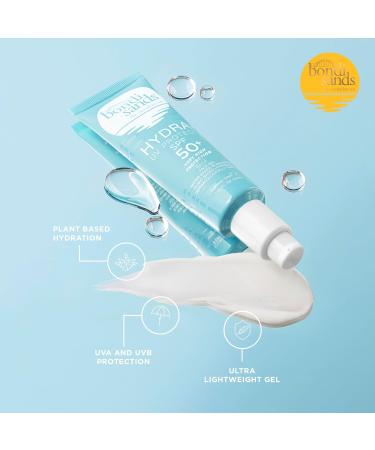 Bondi Sands Hydra UV Protect SPF 50+ Face Gel | Provides UVA & UVB Protection | Infused with ethically sourced algae | 50ml/1.69 FL OZ - Buy Online on GoSupps.com
