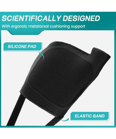 ASRAM Metatarsal Pads with Gel Pad - BLACK-01 - S:WOMEN 7.5-9 MEN 5-7 - Buy Online on GoSupps.com