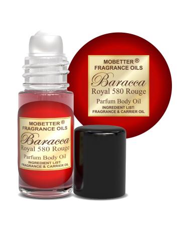 MOBETTER FRAGRANCE OILS Baracca Royal 580 Rouge 1 Oz Perfume Fragrance Body Oil for Unisex
