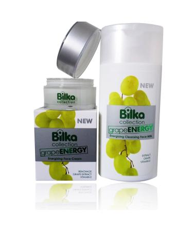 Bilka Bilka Upgrape Grape Energy Intensive Face Cream - Facial treatment with hyaluronic acid organic grape extract shea butter vitamin E UVA/UVB protection 40 ml