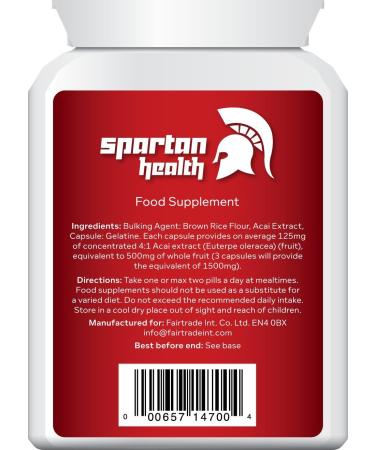 Spartan Health get Ripped with Acai Workout 300 Washboard Stomach - Buy Online on GoSupps.com