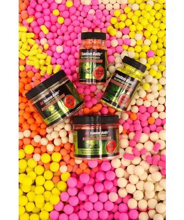 Tandem Baits Superfeed Fluo Mini Dumbells 3-Er Set | Floating Carp Pop Ups for Effortless Fishing | 30g Flavor Mix | Professional Anglers & Hobbyists - Buy Online on GoSupps.com