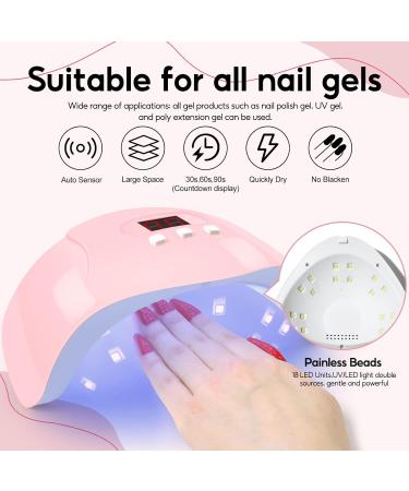 COSCELIA Acrylic Nail Kit with Lamp Acrylic Liquid and 3 Colors Acrylic Nail Powder Electric Nail Files Nail Drill 36 Colors Glitter Powder Acrylic Nail Kits Full Set for Beginners Starter Kit - Buy Online on GoSupps.com