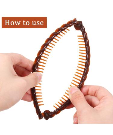 6-Piece Banana Hair Clip Set for Girls & Women | Fishtail Fish Shape Design | Perfect for Thick & Long Hair | Black & Brown Options Available - Buy Online on GoSupps.com