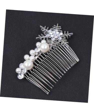 Angoily 1pc Hair Comb Hair Accessories Wedding Hair Pin Floral Combs Pearl Hair Clips Wedding Headpiece for Bride Birthday Wedding Decor Hair Beauty Slideshow Women's French - Buy Online on GoSupps.com