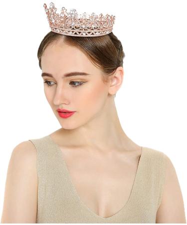 Sunolga Rhinestone Vintage Tiara for Women - Bridal Queen Costume Crown - Buy Online on GoSupps.com
