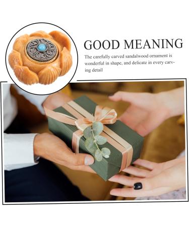 Buy Beaupretty Hand Exercise Player - Mini Lotus Flower Wood Carving Ornament for Home Decor & Relaxation - Buy Online on GoSupps.com