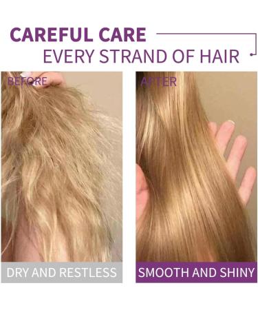 Collagen Hair Mask Purple Mask Collagen Hair Mask Purple Hair Mask Hair Care Deep Smoothing Hair Mask Suitable For All Types Of Dry And Damaged Hair 100ML - Buy Online on GoSupps.com