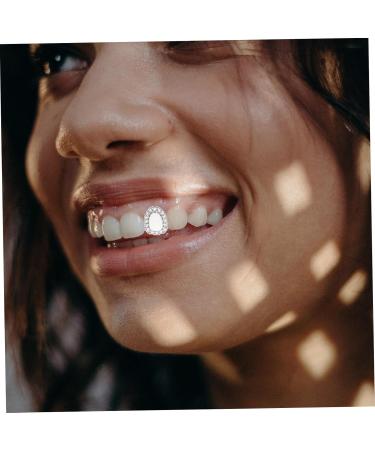 Iwowhero Hip-Hop Grill Teeth Set - Rhinestone Decorative Braces & Vampire Tooth Grids - 18K Copper & Silver - Unique Rapper Mouth Accessories - Buy Online on GoSupps.com