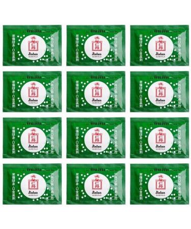 12x Jintan Silver Pills Japanese Refreshing Breath & Relief Sore Throat Best Product From Thailand