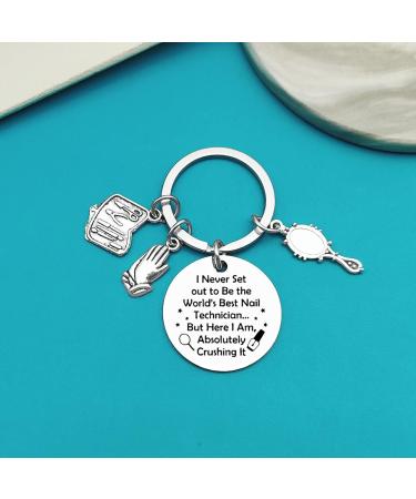 Ximalun Nail Tech Gifts Keyring Nail Technician Gifts Manicurist Graduation Gifts Beautician Gifts Nail Stylist Gifts Christmas Birthday Gifts Nail Tech Gifts for Women - Buy Online on GoSupps.com