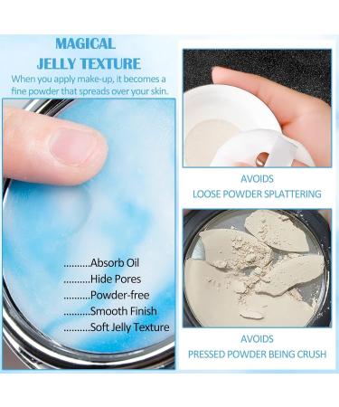1 Piece Makeup Powder Face Powder Compact Magic Minerals Face Powder Collection Pressed Powder Translucent foundation powder full coverage Under Eye Setting Powder - Buy Online on GoSupps.com