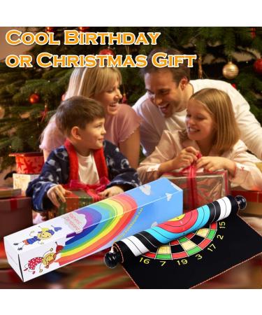 RaboSky Double-Sided Dart Board Game | Magnetic Darts | Outdoor Sports Toy for Boys and Girls | Birthday Gift for Ages 6-13 | Fun Party Game for Adults - Buy Online on GoSupps.com