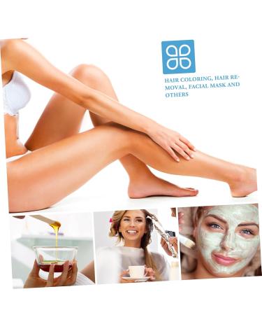 Ipetboom 3 Sets Depilatory Wax Kit - Silicone Bowl Spatula & Baby Wax Shell | Perfect for Facial Waxing - Gr n - Buy Online on GoSupps.com