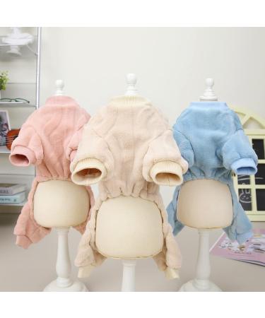 Izefia Dog Sweater - Warm Fleece Pajama for Small & Medium Dogs | Stylish Winter Dog Clothing - Buy Online on GoSupps.com