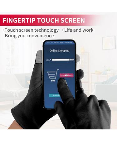 Sibba 2 Pairs Moisturizing Gloves Overnight Touch Screen Gloves White Cotton Gloves for Dry Hands Eczema Hand Spa Treatment Gloves for Repair Rough Cracked Dry Chapped Hands Skin Inspection Gloves - Buy Online on GoSupps.com