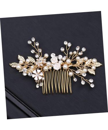 Didiseaon Alloy Hair Comb Crystal Hair Comb Bridal Hair Comb Women Hair Comb Hair Accessories Wedding Women's - Buy Online on GoSupps.com