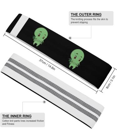 Cute Cthulhu Resistance Bands - Non-Slip Booty & Yoga Straps for Workout & Therapy - Buy Online on GoSupps.com