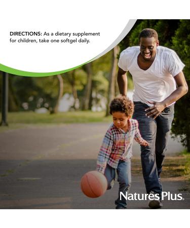 Nature's Plus Children's Vita-Gels Multivitamin - Natural Orange, 90 Softgels | Optimal Growth & Immunity - Buy Online on GoSupps.com