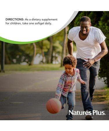 NaturesPlus Childrens Vita-Gels - 180 Easy to Swallow Softgels - Natural Orange Flavor - Multivitamin for Kids - Gluten-Free - Buy Online on GoSupps.com