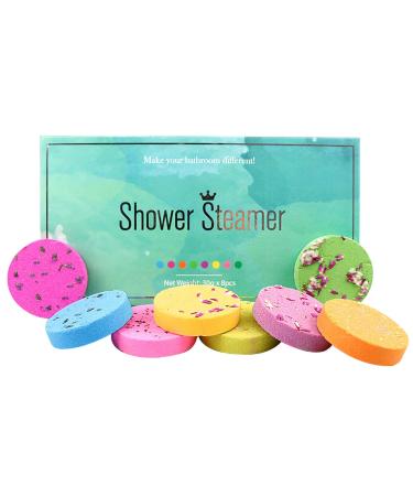 8-part bomb bomb gift set essential oils Natural organic bath bubbles aromatherapy bath bomb for women men children 1 piece (8 Pack) multicolored