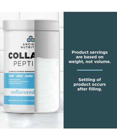 Ancient Nutrition Collagen Peptides Collagen Peptides Powder Unflavored Hydrolyzed Collagen Supports Healthy Skin Joints Gut Keto and Paleo Friendly 38 Servings 20g Collagen per Serving - Buy Online on GoSupps.com