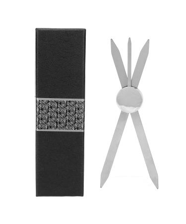Sonew eyebrows template ruler adjustable compass eyebrows ruler stainless steel eyebrows positioning make -up measurement tool (silver)