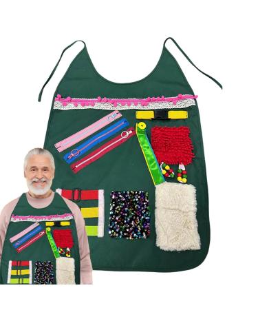 Dementia Fidget Apron Dementia Activities For Seniors | Dementia Improvement Fidget Blanket Engagement Aids People With Poor Memories