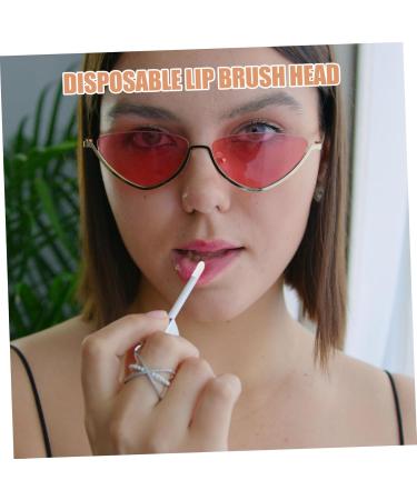 FRCOLOR 900 Pcs Lip Brush Replacement Heads - Lip Gloss Applicators Eyebrow & Eyeshadow Brushes - Travel-Friendly White Component - Buy Online on GoSupps.com