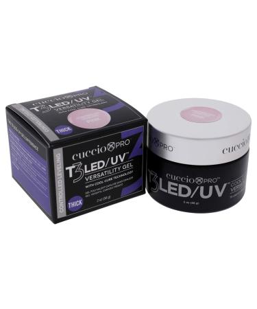 Cuccio Pro T3 LED/UV Pink Gel - 2 Oz | Controlled Leveling, Flexible, Strong Adhesion - Fast Cure - Buy Online on GoSupps.com