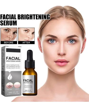 Trendyfave Facial Brightening Serum Face Moisturiser Hydrating Serum Face Serum for Women & Men Face Serum With Hyaluronic acid Squalane Shea Butter and Vitamin E Serum for Face Care - Buy Online on GoSupps.com