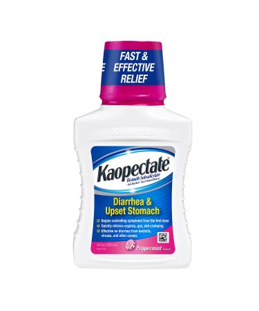 Kaopectate Anti-Diarrheal Upset Stomach Reliever Peppermint 8 Fluid Ounce