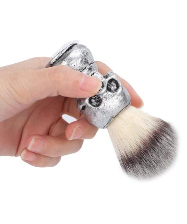 Premium Men's Beard Shaving Brush - Metallic Touch Hair Razor Brush with Creative Skeleton Design - Durable & Stable for Professional Hairdressing - Buy Online on GoSupps.com
