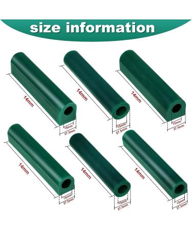 6 Green Carving Wax Ring Tubes for Jewelry Casting Mold Kit - Various Sizes - Buy Online on GoSupps.com