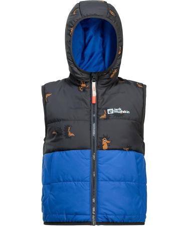Jack Wolfskin Boys Gleely Ins Hooded Vest - K Vest 140 cm in Nordic Sky | Shop Internationally - Buy Online on GoSupps.com