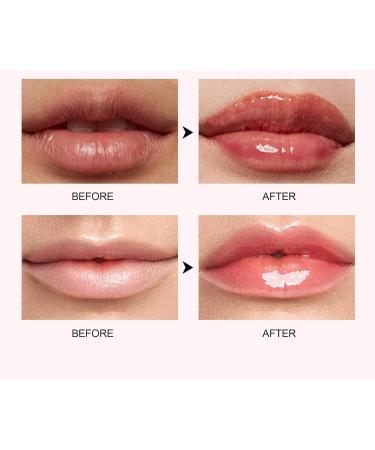 Chili Extract Plumping Lip Oil - Clear Pink Instant Plumper Gloss for Hydrated Lips (05#) - Buy Online on GoSupps.com