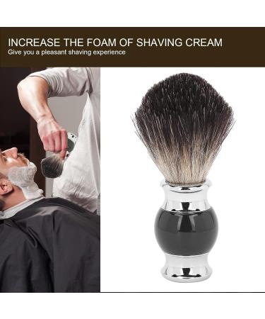 Premium Shaving Cream Brush | Men's Beard & Hair Shaving Brush for Salon Home & Travel - Buy Online on GoSupps.com