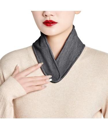 Self-Warming Neck Strap & Tourmaline Neck Pad - Relief for Neck Pain | Dark Gray Comfort with Pocket | Ideal for Office Use - Buy Online on GoSupps.com