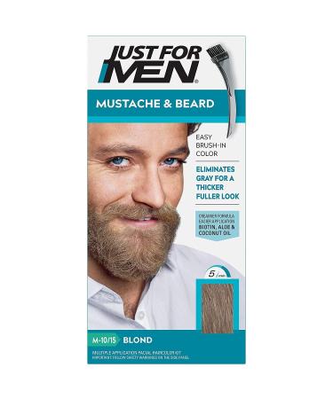 Just For Men Mustache & Beard Color Gel Blond M-10/15 - Pack of 2 - Buy Online on GoSupps.com