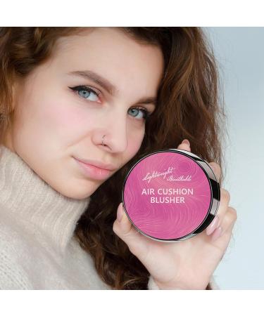 Anulely Cheek Blush Face Blush with Mirror Natural enhancer with mushroom applicator face makeup for beginners and travel - Buy Online on GoSupps.com