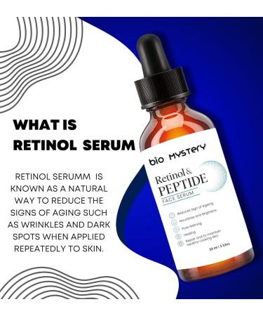 Retinol & Peptide Face Serum (33ml / 1.12 Ounce) Retinol & Peptide Serum 33ml - Buy Online on GoSupps.com