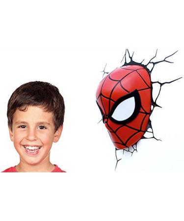 Philips Lighting 3D Spider Man Mask Light - Kids Night Lamp for Marvel Fans | International Shipping Available - Buy Online on GoSupps.com
