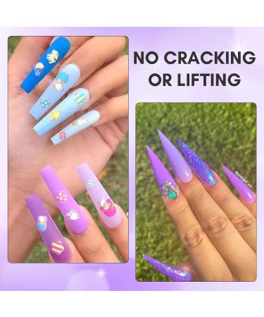 Makartt Purple Poly Nail Gel Kit | Long-Lasting Nail Extension Set with Slip Solution Base & Top Coat Perfect for Gel Nail Structure - Buy Online on GoSupps.com