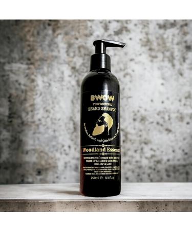BWOW Professional Beard Shampoo for Men - Refreshing Cleanse and Condition Revitalising Lebanese Cedarwood Bay Leaf & Lime - Vegan Woodland Essence 250ml Infused with Lebanese Cedarwood Bay Leaf & Lime offering a vibrant sensory experience tailored for th - Buy Online on GoSupps.com