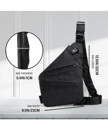 Theft-Proof Travel Bag | Waterproof Anti-Theft Sling Bag for Men & Women | Crossbody Shoulder Bodybag - Buy Online on GoSupps.com
