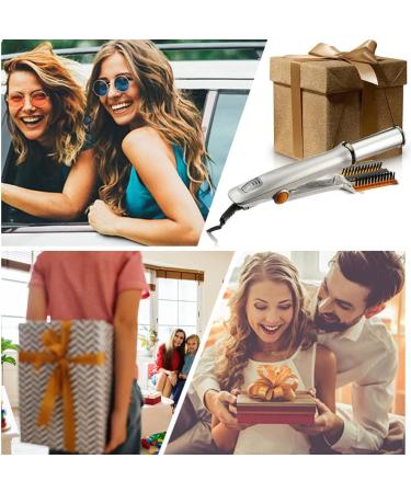 2 in 1 Hair Straightening & Curling  3 Heat Settings  60-Second Heat-up  Auto-Off  Dual Voltage  Swivel Cord  Travel-Friendly  Easy to Use (Yellow) - Buy Online on GoSupps.com