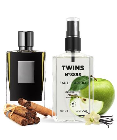 TWINS Impression of Smoking Hot | Unisex Perfume for Women and Men Eau de Parfum | No.8855 | 3.4 Fl Oz / 100 ml Kilian Smoking Hot Impression