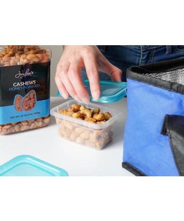 Honey Roasted Cashews - 32 oz Reusable Container | Gourmet Nuts Coated with Natural Honey | Healthy Vegan Snack | Hand-Picked & Roasted to Perfection | Sweet & Crunchy 2lb Pack - Buy Online on GoSupps.com